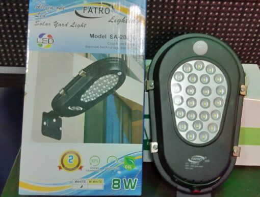 Lampu Jalan Led Solar Cell Fatro 8W WH