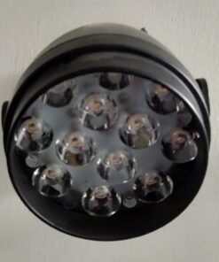 Spotlight D222 Led 12W BK WW Tempel