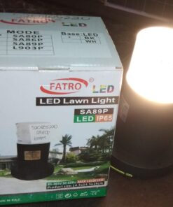 Lampu Taman Pilar SA80P 5W WW Fatro Menyala