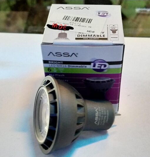 ASSA LED MR16 6W DIMMABLE