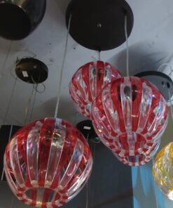 Lampu Gantung SKP-7267/3 Red Clear