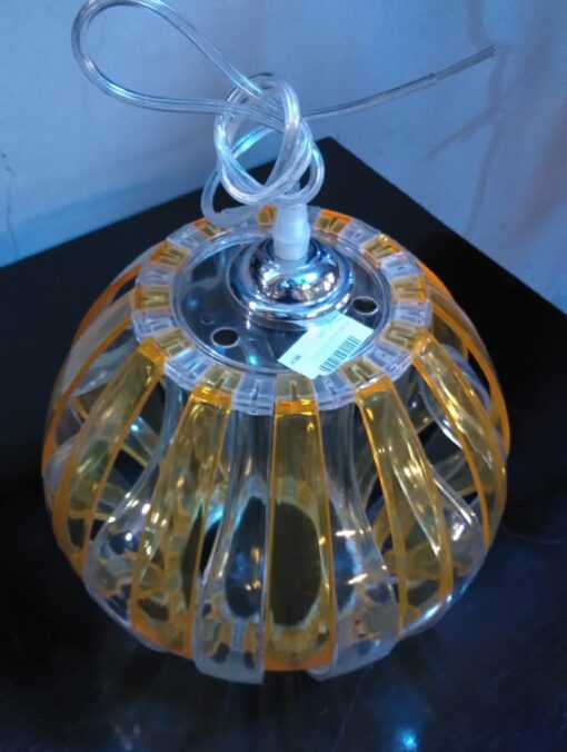 Lampu Gantung SKP 7267-1 Yellow Clear